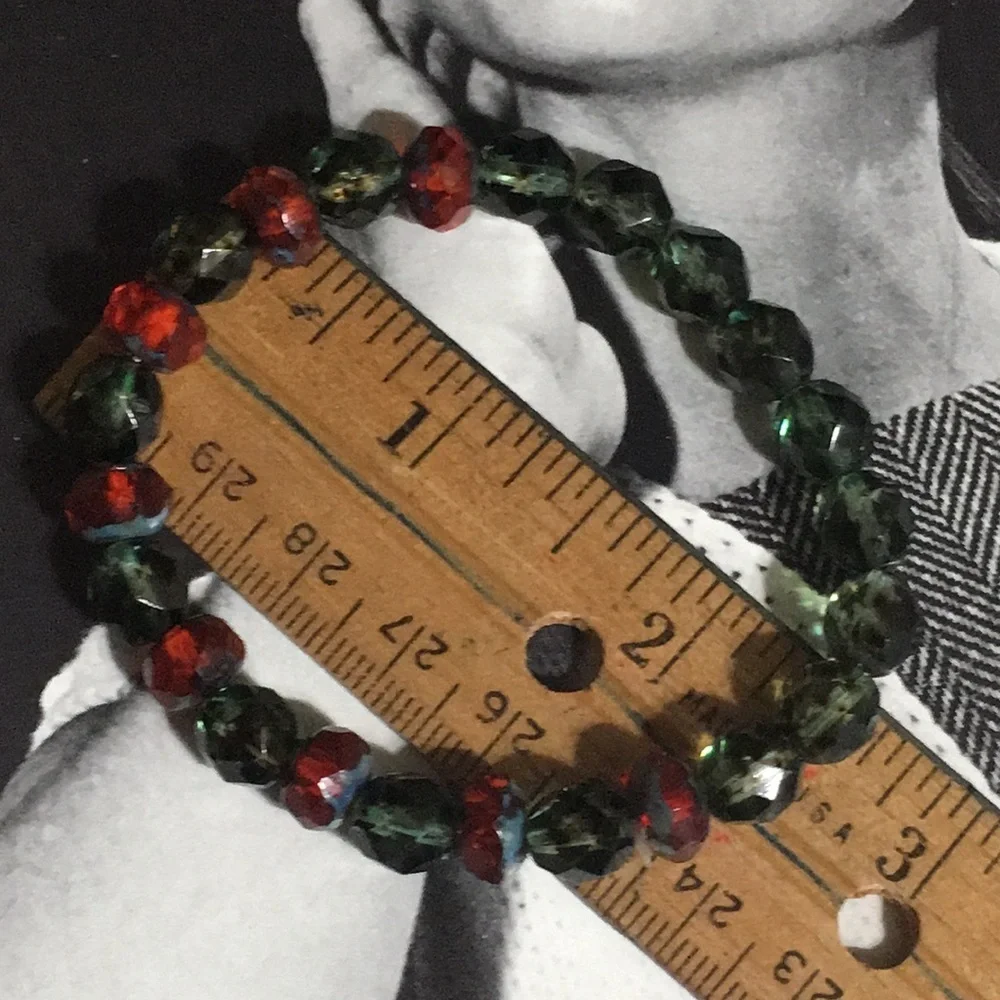 Czech Glass Bead Bracelet